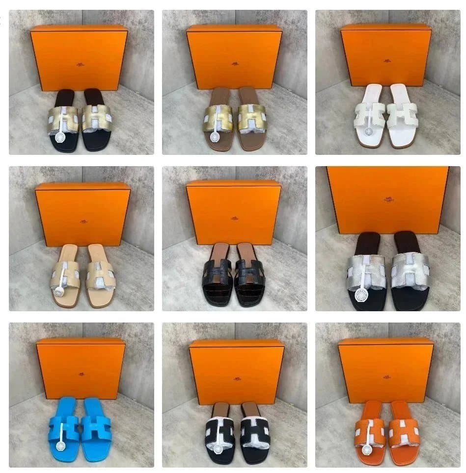 Hermès Oran Slide Sandals [35 styles] | 7571238858