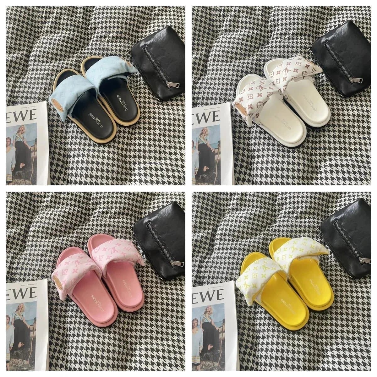 Louis Vuitton Maya Padded Slide Slippers [20 styles] | 7569376301