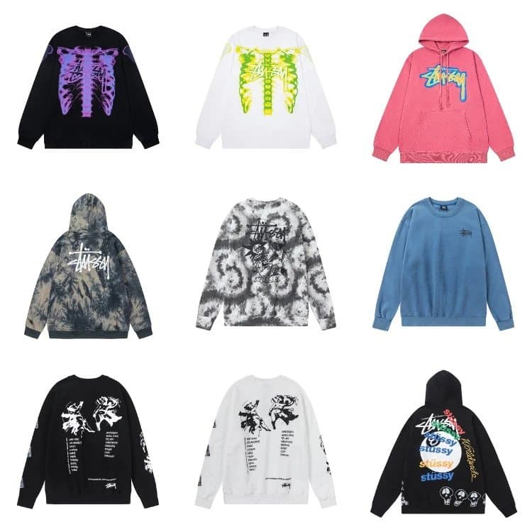 Stussy Skeleton X-Ray Graphic Hoodies & Sweatshirts | 7751607661