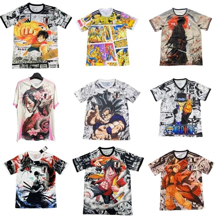Anime Manga Graphic Print T-Shirts | 7756440578