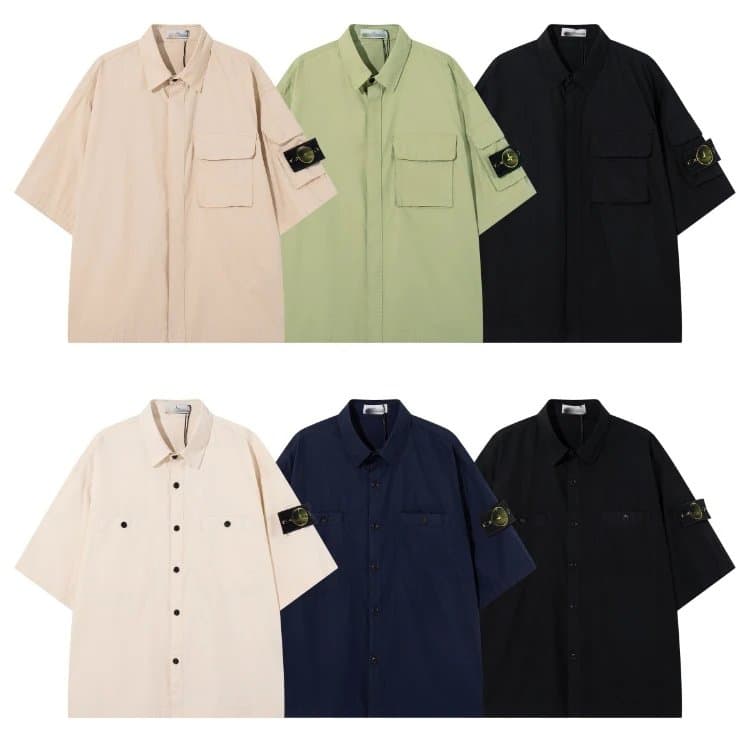 Stone Island Short-Sleeve Utility Shirt [6 styles] | 7754493114