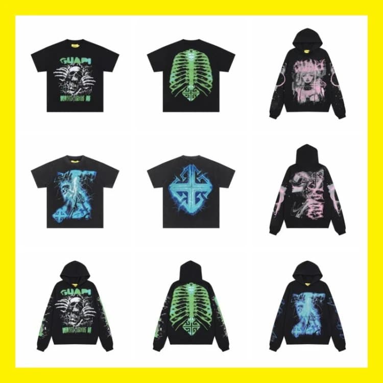 GUAM Skeleton & Graphic T-Shirts/Hoodies [6 styles] | 7751518457