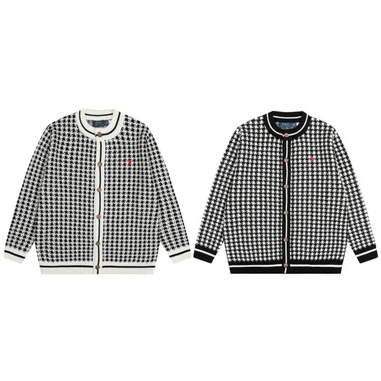 Polo Ralph Lauren Houndstooth Cardigan [2 styles] | 7754538284