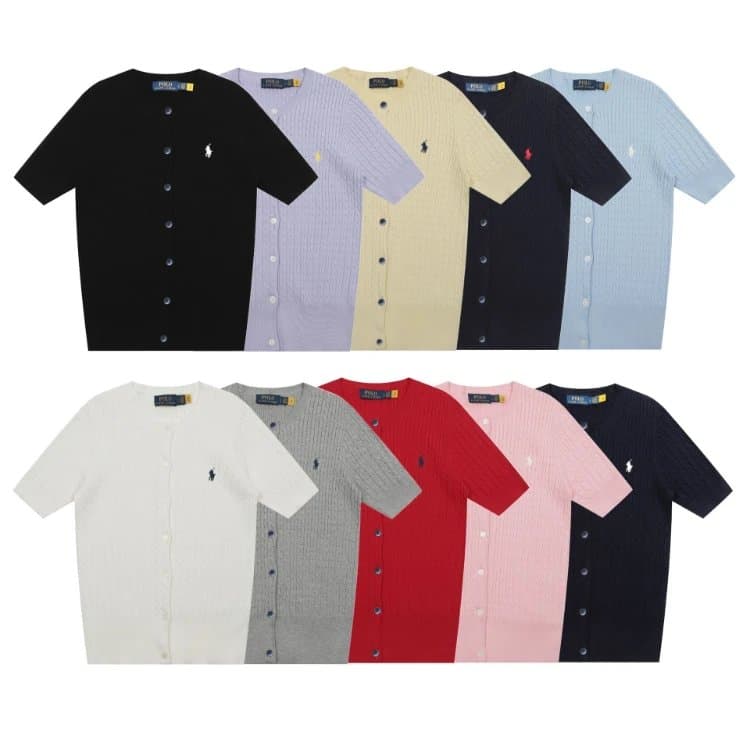 Polo Ralph Lauren Cable Knit Short-Sleeve Cardigan [10 styles] | 7751570147